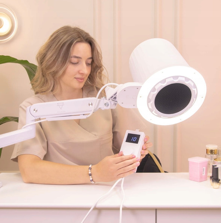 Pochłaniacz Pyłu VELUXA 80W Paznokci Lampa LED Manicure Mobilny Pedicure