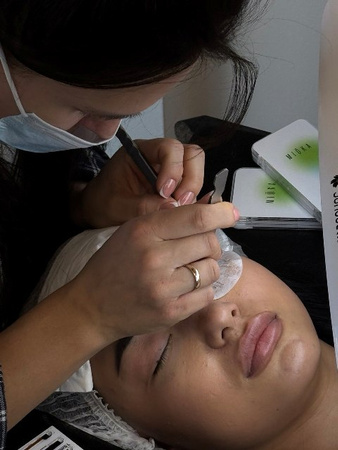 MIOKA Szczoteczki Aplikatory do rzęs Micro Brush  Zielone