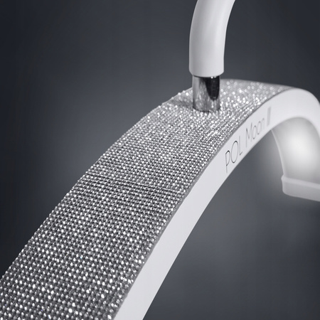 Lampa Kosmetyczna LED Mocna Biała + Łóżko Kosmetyczne Stół do Stylizacji Rzęs 60 cm