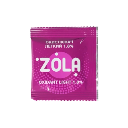 ZOLA Farba do rzęs Blue Black w saszetce z utleniaczem 3% 5 ml