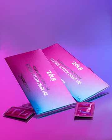 ZOLA Color Lab 01  Lifting Pink Gel zestaw saszetek 3 x 1ml