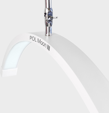 Lampa Kosmetyczna LED Bezcieniowa Podłogowa Stojąca Regulowana Rzęs Biała