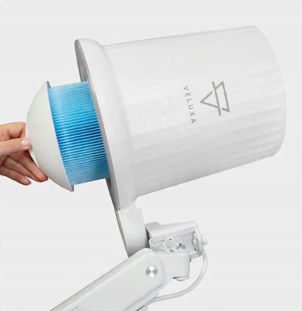 Pochłaniacz Pyłu VELUXA 80W Paznokci Lampa LED Manicure Mobilny Pedicure