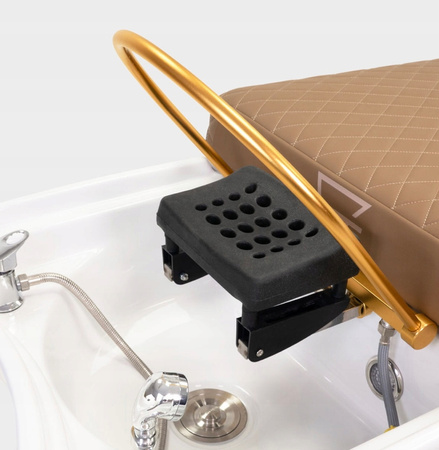 Myjka Masażu Głowy Ceramiczna Misa Armatura Włosów Parowa Salonu Leżanka