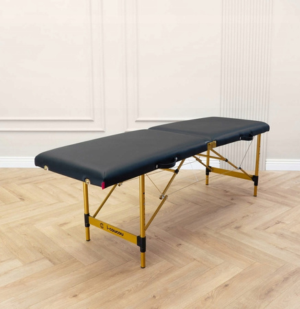 Łóżko kosmetyczne do stylizacji rzęs SPACE Gold 60 cm