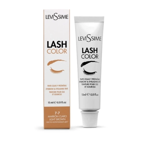 Levissime Farba do brwi i rzęs LASH COLOR 15ml  7.7 LIGHT BROWN