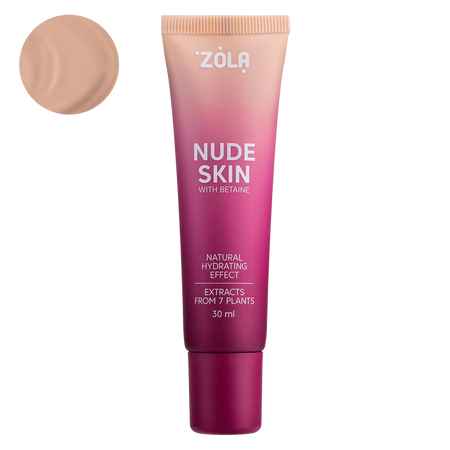ZOLA Nude Skin Tonujący Podkład GLOW & WHITE 30 ml 02 Medium