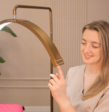 Lampa Kosmetyczna LED Przedłużania Rzęs Makijaż Regulowana Stojąca Mocna