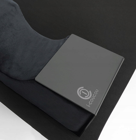 Poduszka Kosmetyczna Do Przedłużania Rzęs Brwi Czarna + Organizer Magnetyczny