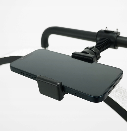 Lampa kosmetyczna do przedłużania rzęs POL Moon III z cyrkoniami czarna