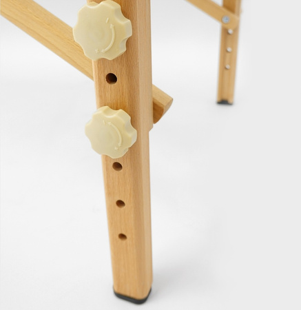 ŁÓŻKO STÓŁ DO MASAŻU SKŁADANY 3SEGMENTY POKROWIEC PIANKA 5CM DREWNO ICOUCOU