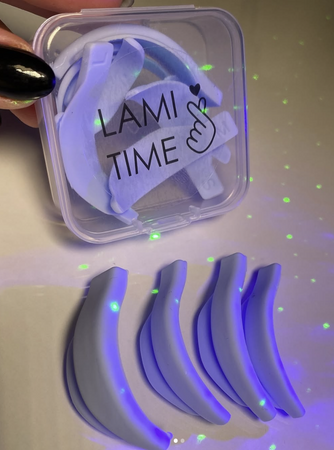 Lami Time Silikonowe Wałki Skręt L niebieskie ZESTAW ( S, M, L, XL )