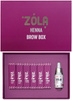HENNA do brwi i rzęs ZOLA Brow Box 5 g. zestaw