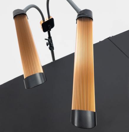 Lampa Kosmetyczna Duo Podwójna Przedłużania Rzęs Makijaż Długa Regulowana