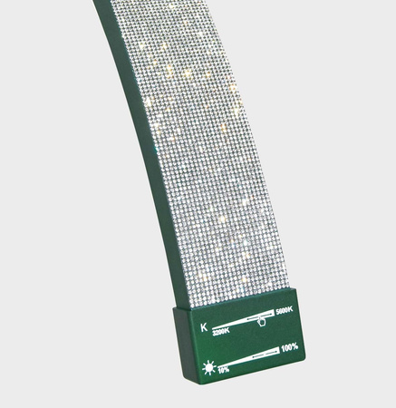 Lampa Kosmetyczna Podłogowa Stojąca Regulowana Led Bezcieniowa Rzęs Zielona