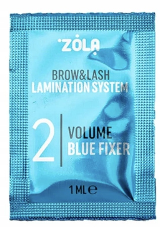Utrwalacz laminacji rzęs i brwi ZOLA Color Lab 02 Lifting Blue Gel 3ml