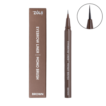 ZOLA x Makarevich Eyebrow Liner do brwi Brąz Mono brush