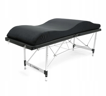 Łóżko Kosmetyczne  Przenośne do stylizacji Rzęs + Materac Anatomiczny Kosmetyczny 60 cm