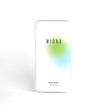 MIOKA Rzęsy do przedłużania Basic Black skręt C 0,07mm  8mm