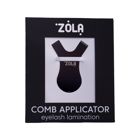 ZOLA grzebyk do laminacji metalowy Metal Comb Black