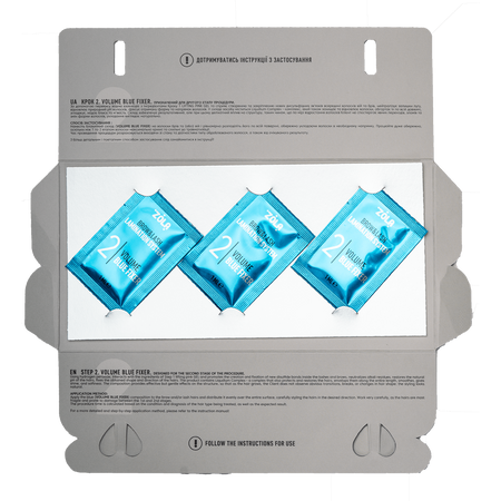 ZOLA Color Lab 02 Volume Blue zestaw saszetek 3 x 1ml