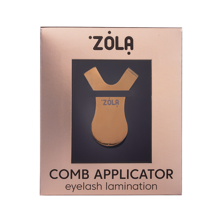 ZOLA grzebyk metalowy do laminacji Metal Comb Gold
