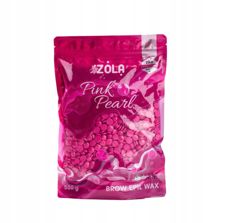 Wosk do depilacji bez paskowy BROW EPIL WAX pink pearl Zola 500g