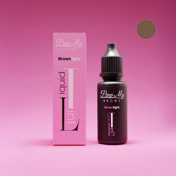 Pimp my Brows Płynna Farbka do brwi LIQUID TINT 15ml 03 Light Brown