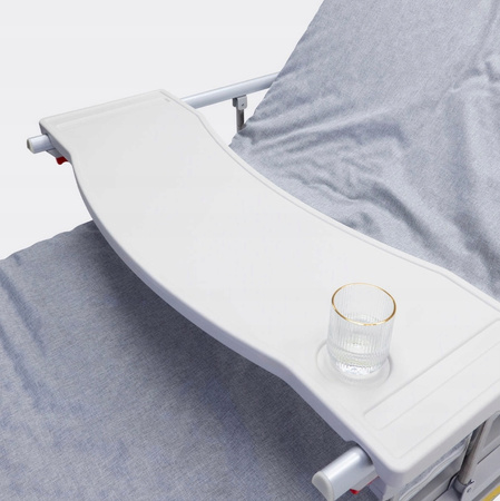 Łóżko Szpitalne Rehabilitacyjne Elektryczne Na Kółkach Pilot Wysięgnik Acti