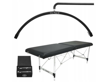 ZESTAW: Lampa kosmetyczna do rzęs + łóżko z miejscem na nogi