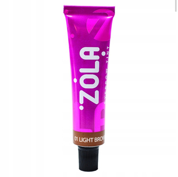Farbka do brwi Zola 01 Light brown, 15 ml