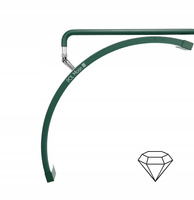 Lampa kosmetyczna do przedłużania rzęs POL Moon III z cyrkoniami zielona