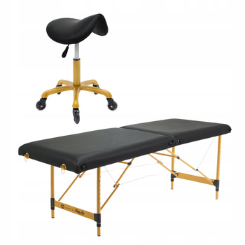 ZESTAW: Łóżko z miejscem na nogi + taboret Rodeo/Siodło