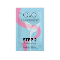 OkO Saszetki do laminacji rzęs i brwi,  Step 2  zestaw (5 saszetek)