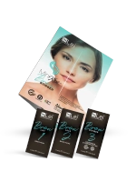Inlei® „MINI KIT” BROW BOMBER mini zestaw saszetek do brwi 3 x 1,2 ml
