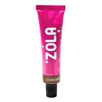 ZOLA Farba do brwi z kolagenem 15ml.  03 brown