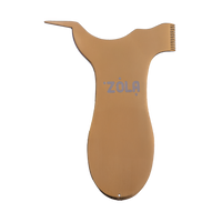 ZOLA grzebyk do laminacji metalowy MULTI Gold