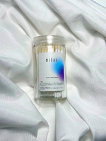 MIOKA Aplikatory Szczoteczki Welurowe do rzęs i ust 100szt  Białe