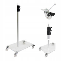 Stojak Na Kołkach Do Lampy Ring Duo Kosmetycznej Statyw Mobilny Regulowany