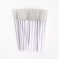 Szczoteczki do czesania Rzęs i Brwi Jednorazowe 50 szt  Biały / Biały