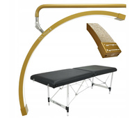 Lampa Kosmetyczna LED 45w Złota + Łóżko Kosmetyczne do Stylizacji Rzęs 60cm