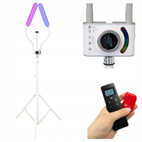 Lampa Kosmetyczna Przedłużania Rzęs Duo Multikolor Dwuramienna RGB LED