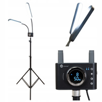 Lampa Kosmetyczna Przedłużania Rzęs Duo Studio Dwuramienna LED Podłogowa