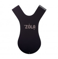 ZOLA grzebyk do laminacji metalowy Metal Comb Black