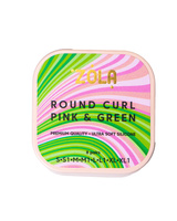 ZOLA Round curl pink & green Formy silikonowe do laminacji rzęs