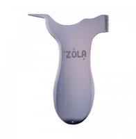 ZOLA grzebyk do laminacji metalowy MULTI Silver